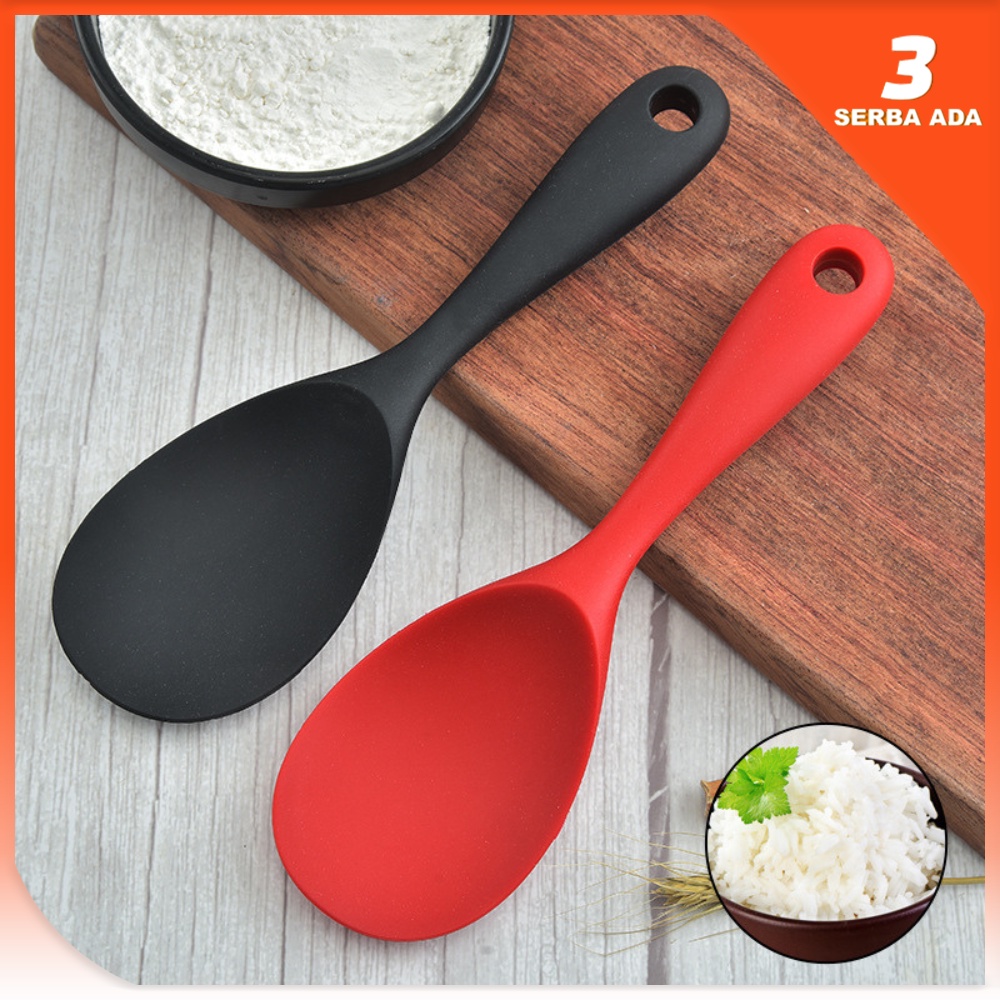 Sendok Nasi Anti Lengket Tahan Panas / Sendok Nasi Silikon / Sendok Nasi Silicon / Centong Nasi Anti Lengket / Centong Nasi Souvenir / Centong Nasi Silikon