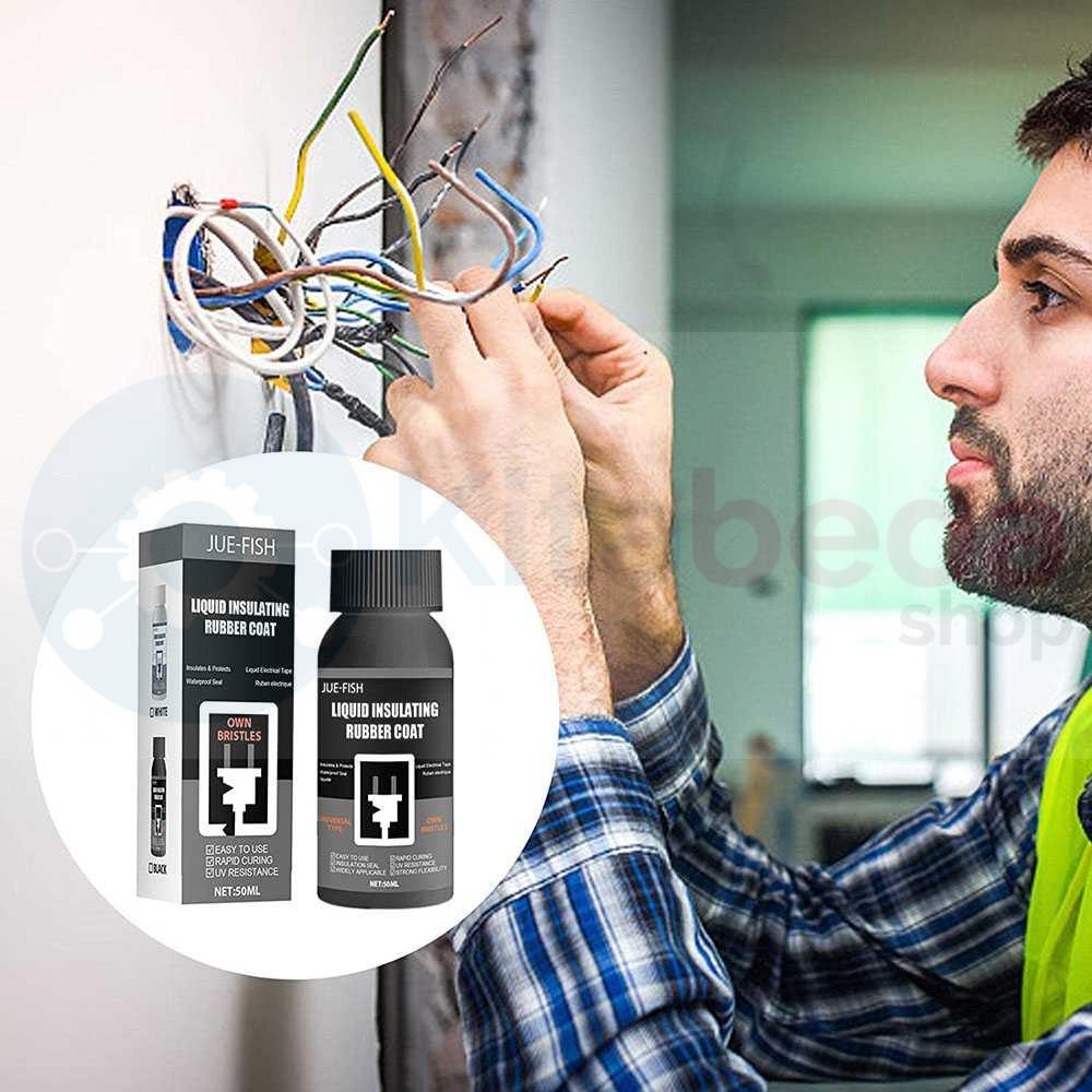 

Lem Kabel Listrik Insulating High Temperature Glue 50ml KB3236 [Hitam]