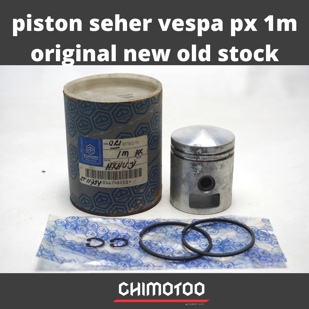 Piston Seher Vespa Px 1m Original New Old Stock