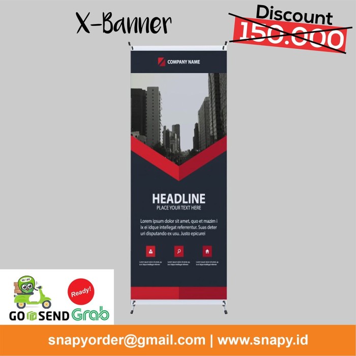

Premium X Banner Albatros 60X160 Cm