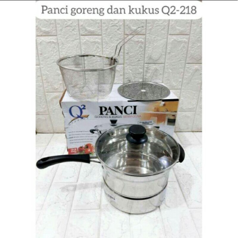 READY PANCI Q2 PANCI GORENG DAN KUKUSPANCI STAINLESSPANCI SERBAGUNA