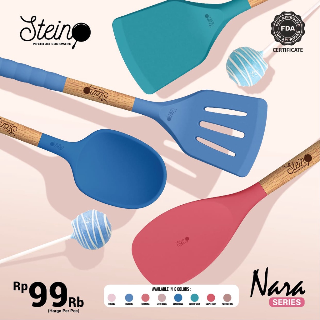 Jual Stein Steincookware Nara Flipper Sutil Silikon Masak Sutil Goreng Shopee Indonesia