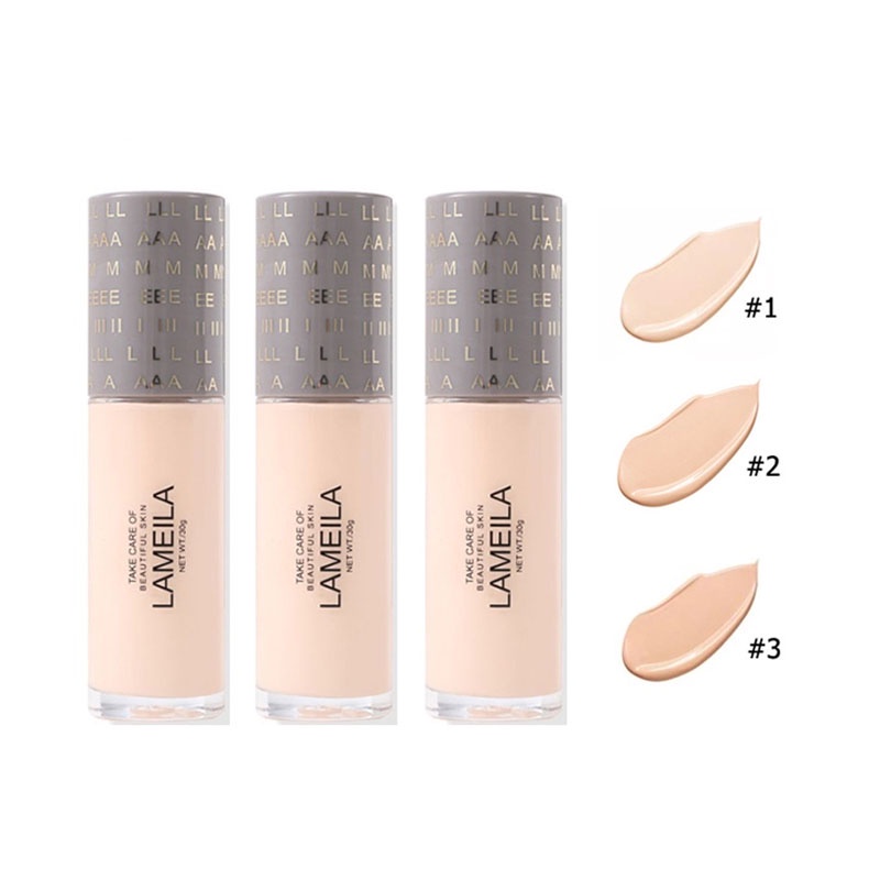 SHINE STAR - Lameila New Concealer Foundation Cair Tahan Air