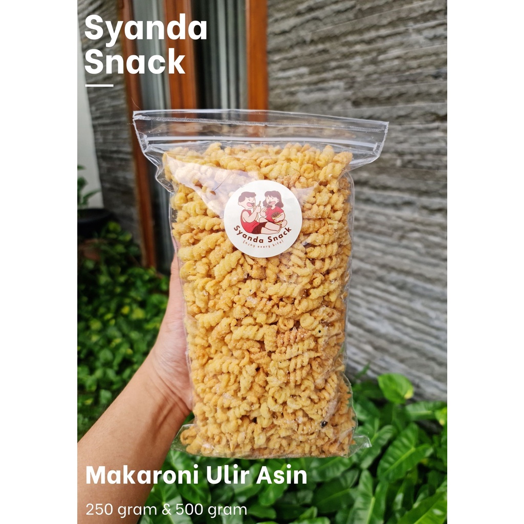 

Makaroni Ulir Asin Gurih 250 gram