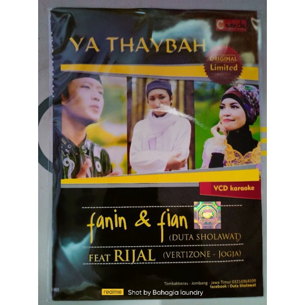 VCD original duta sholawat fanin & Fian ya thayibah
