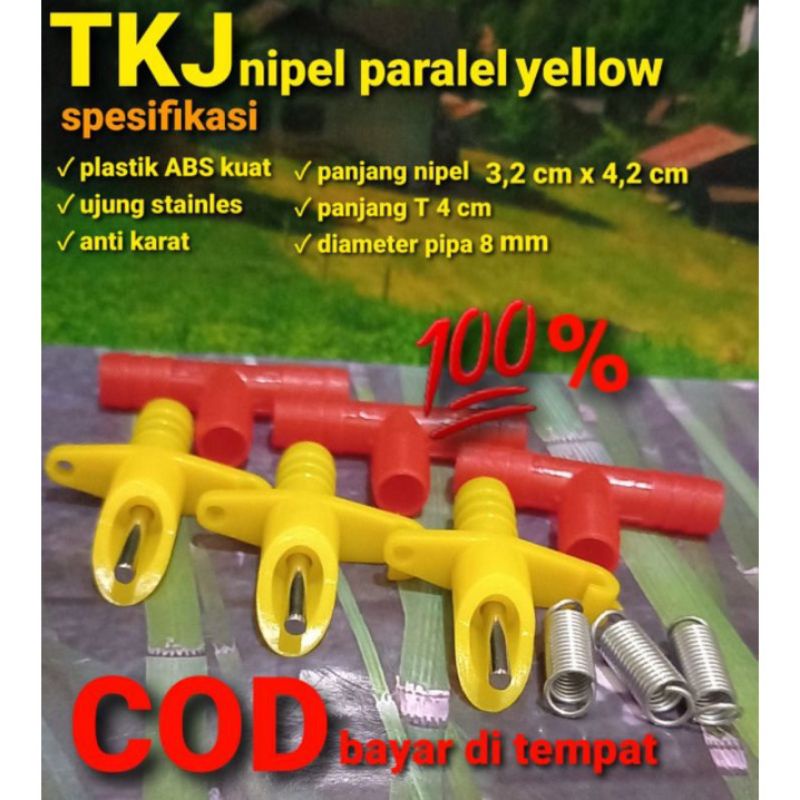 nipel parallel yellow , nipel parallel kelinci, nipel parallel hewan