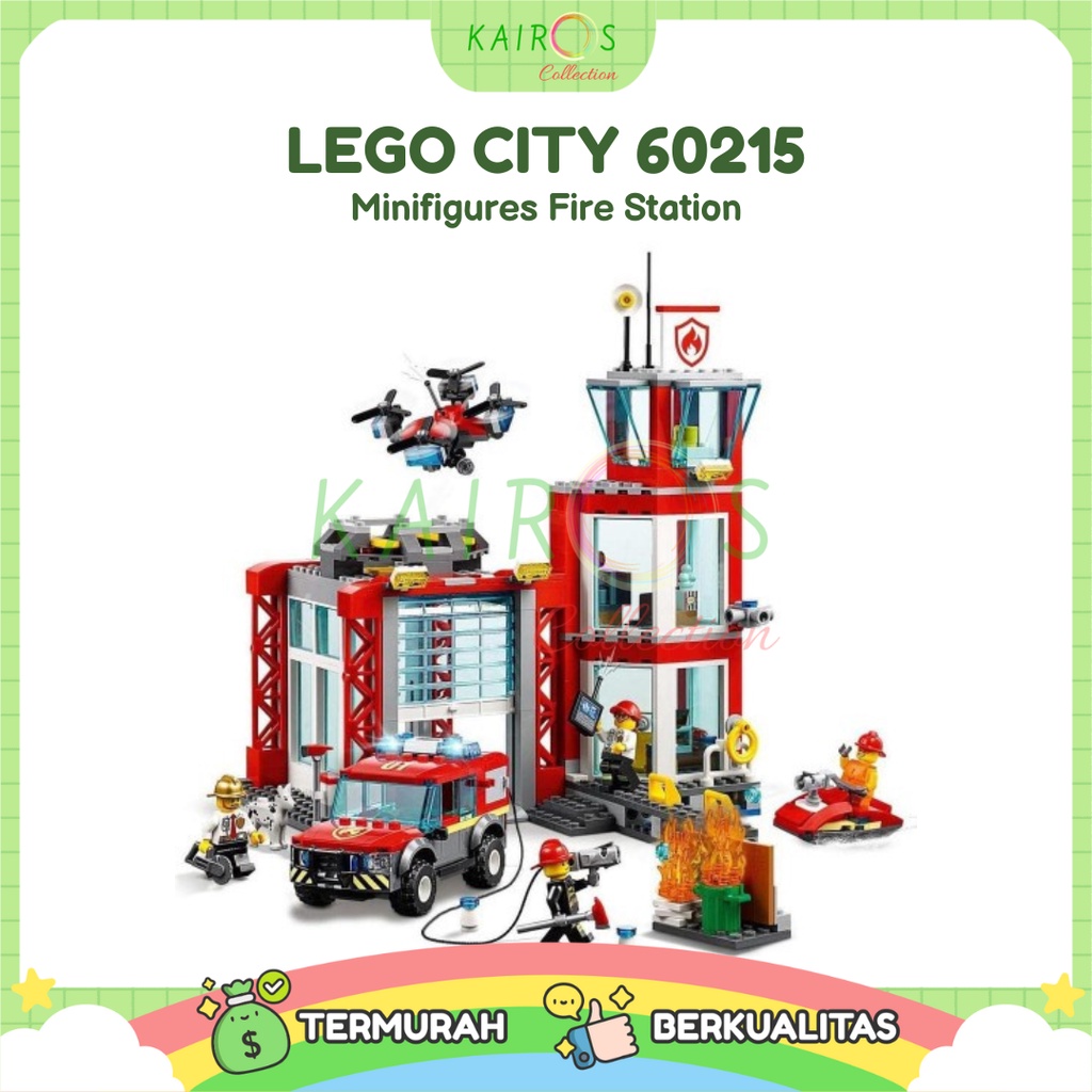 LEGO City 60215 Fire Station Original