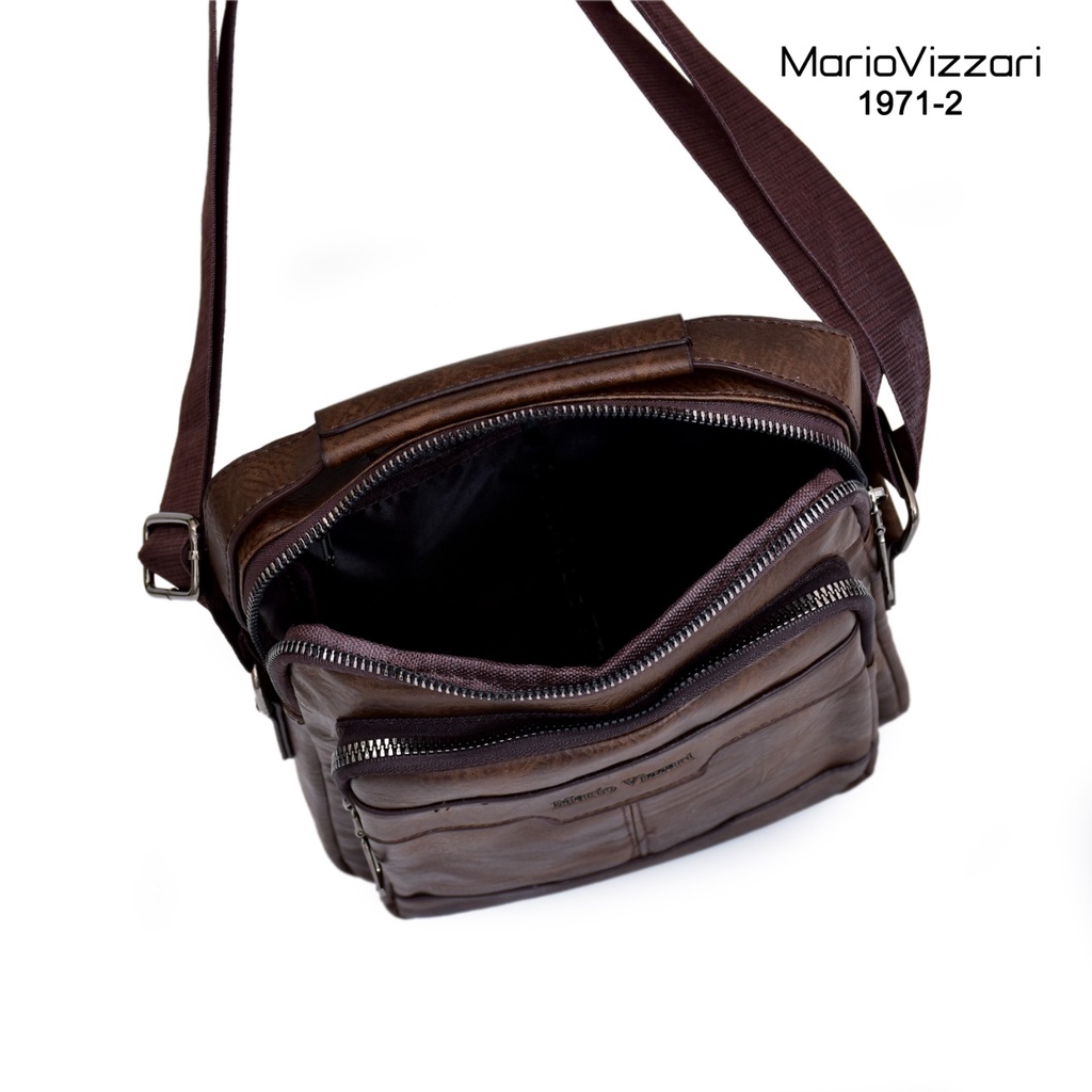 Tas Selempang Pria Kulit Mario Vizzari London (1971-2)