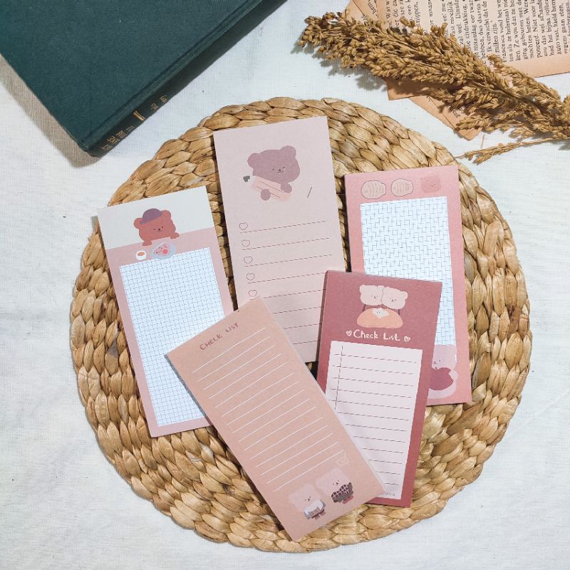 

10 LEMBAR KOREAN MEMO UNTUK JOURNAL BUJO