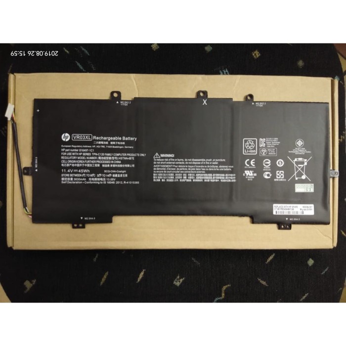 Baterai HP Envy 13-D040TU D045TU D050NA D055SA D026TU VR03XL Original