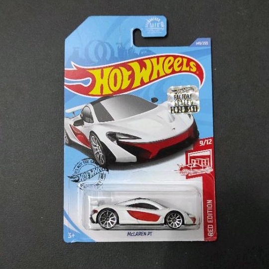 Hotwheels Mclaren P1 red edition exclusive color factory sealed 2020
