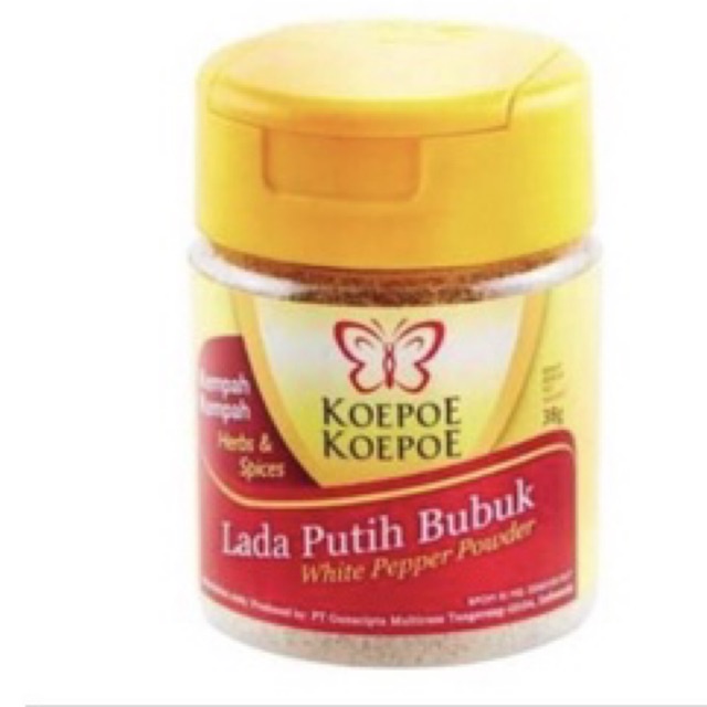 

Lada Putih Bubuk cap KOEPOE KOEPOE 38gr