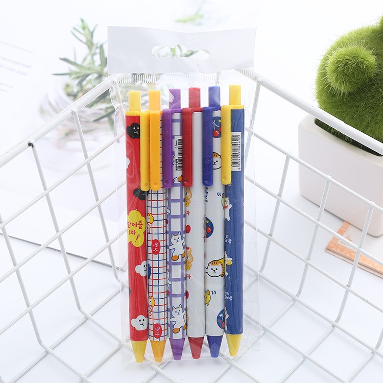 6 Pcs Pena Pulpen Set GMALL ST0078