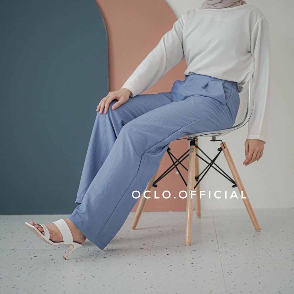 Caniya Basic Cullotes | Celana Kulot Loose Straight