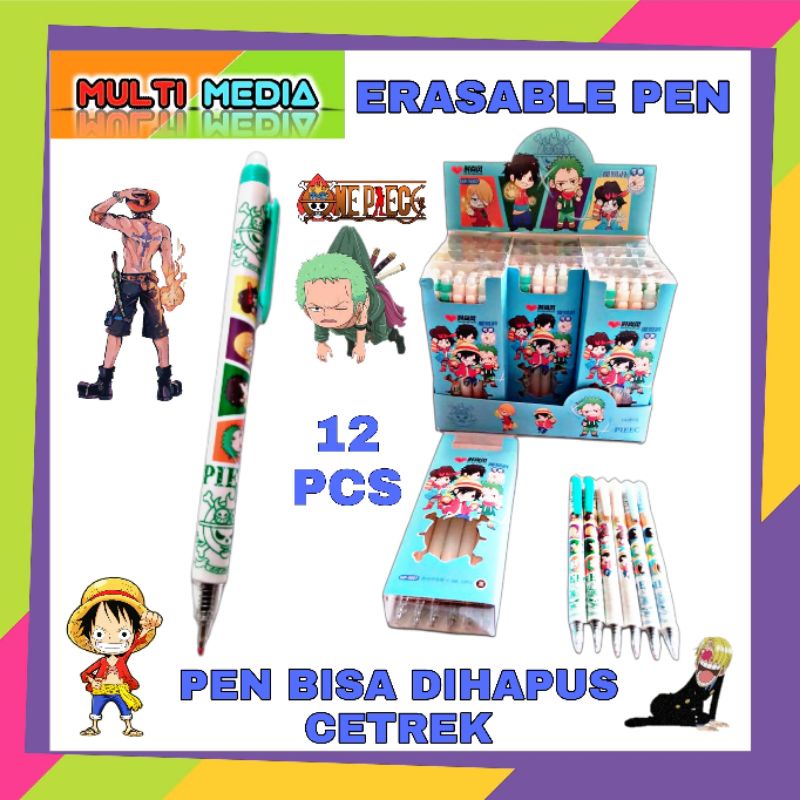 

RK PULPEN KARAKTER BISA DIHAPUS CETREK { ISI 12 } / ERASABLE RETRACTABLE PEN