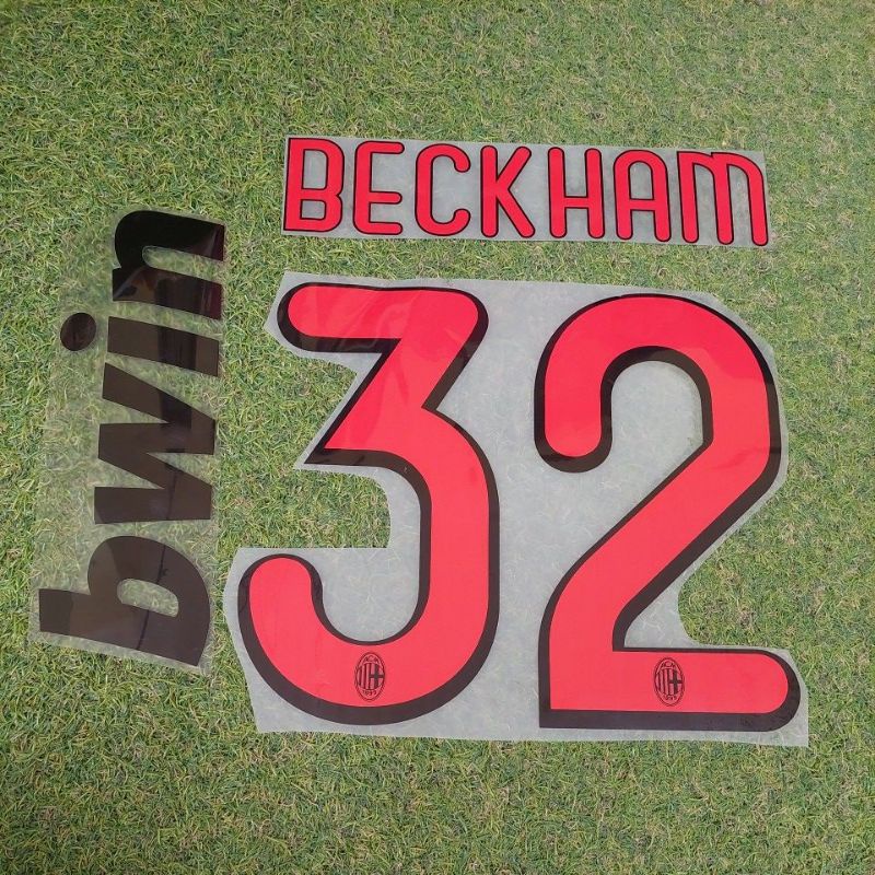 NAMESET BECKHAM #32 - AC MILAN AWAY 2009/2010