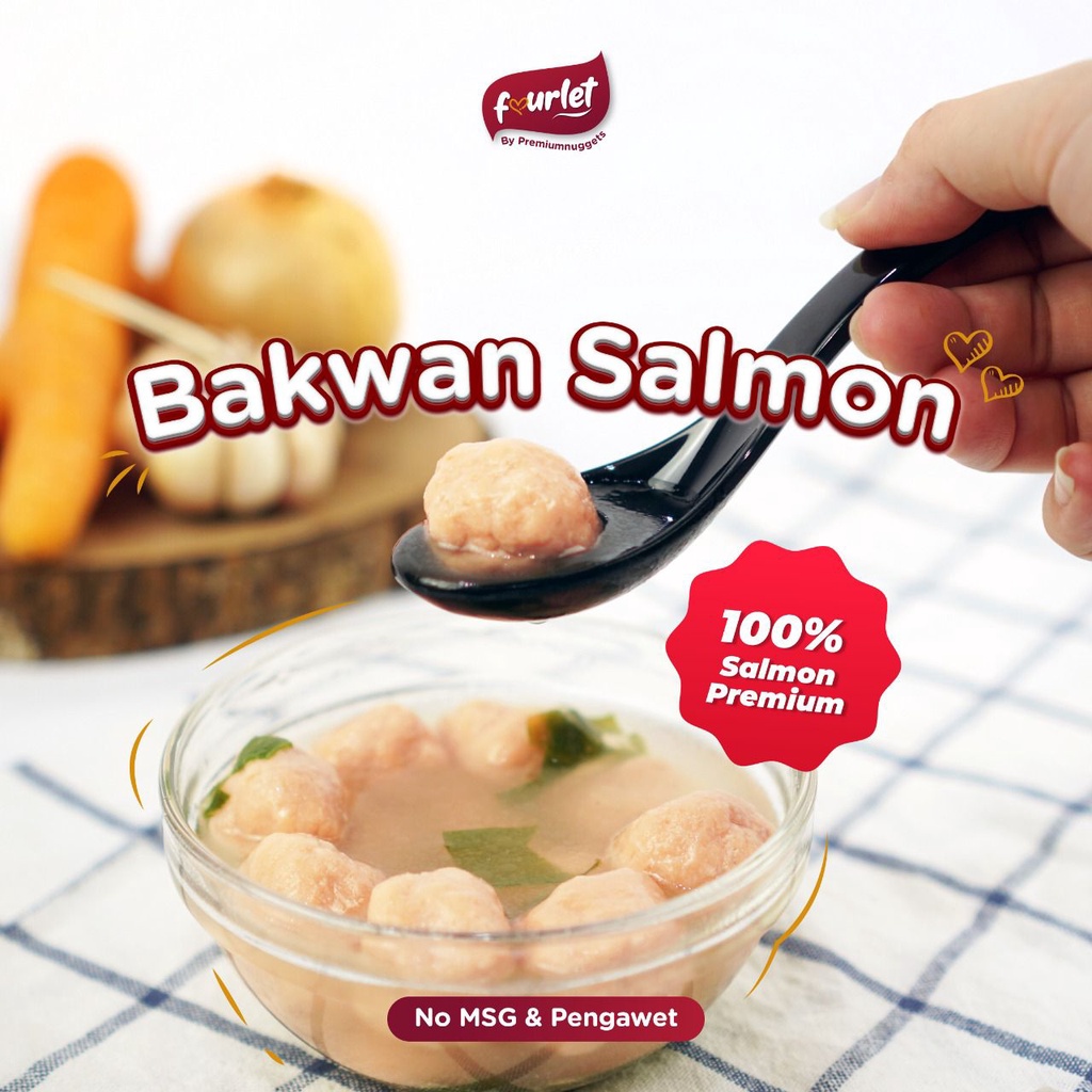 

Bakwan/ Bakso/ Baso Salmon Tanpa MSG & Pengawet