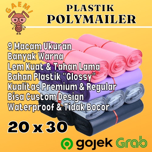 

Terlaris Polymailer Gaemi 20X30 Isi 100Pcs Ready Stock! Gilaa!!!