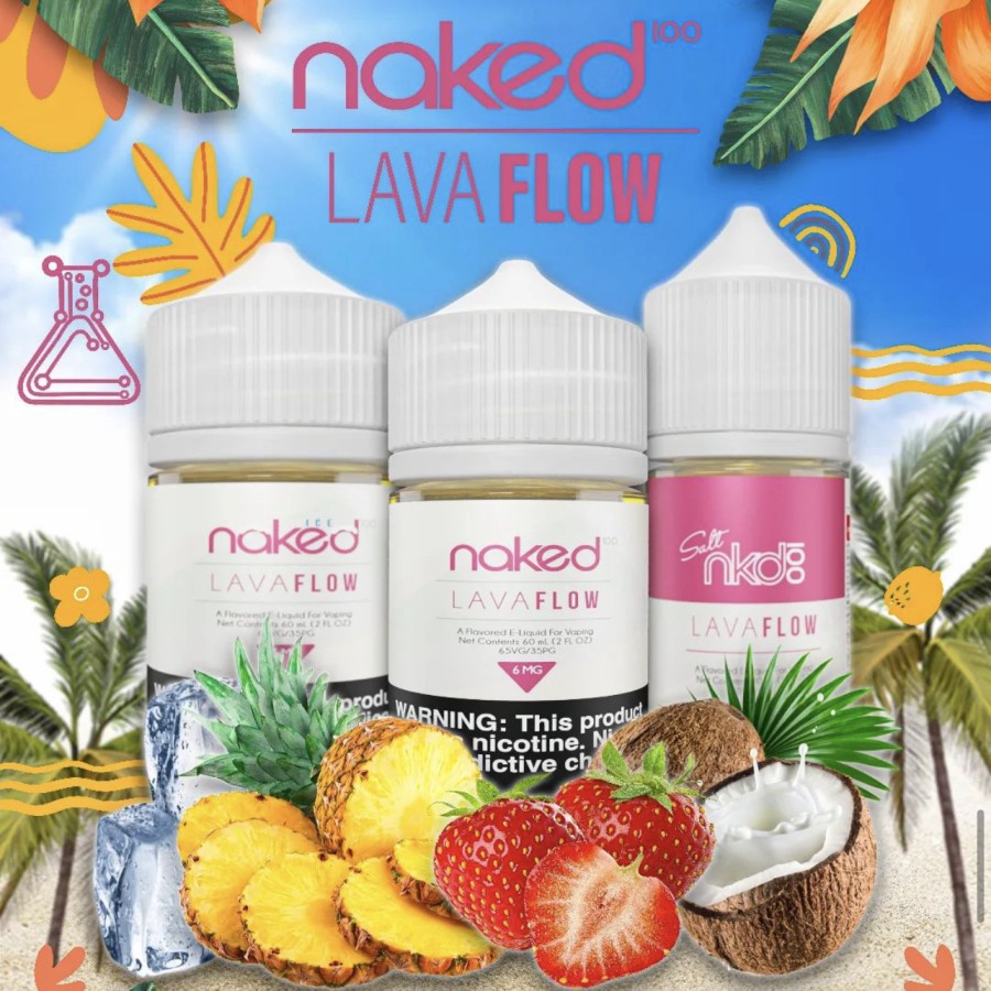 Jual LIQUID NAKED LAVA FLOW ICE SERIES ML USA LIQUID Shopee Indonesia