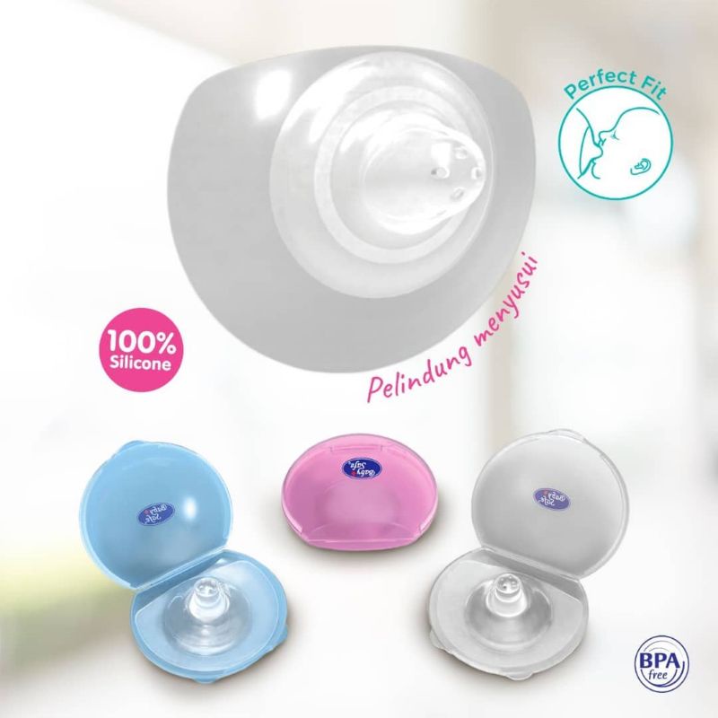 Baby safe pelindung menyusui / nipple shield