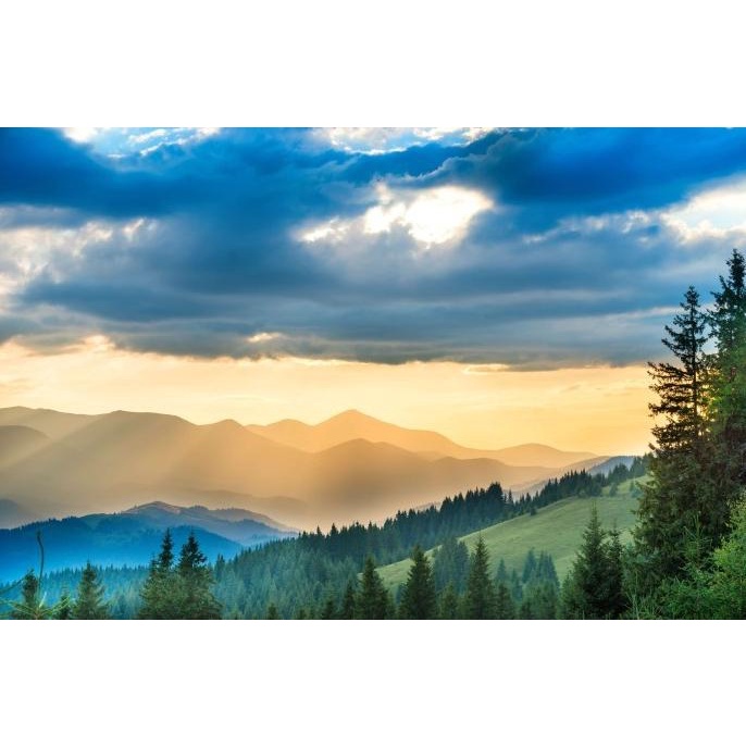

[COD] DIY Painting Paint By Numbers Canvas Lukis Mountain Landscape 40*50 cm TERBARU Kode 308