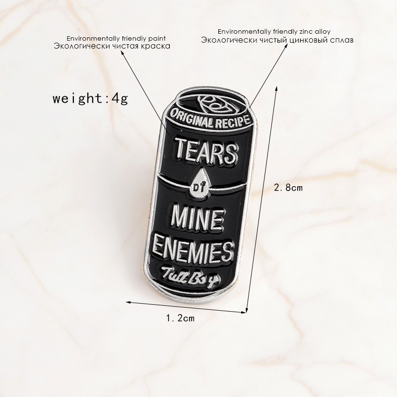 Bros Desain Tears of Mine Enemies Tears Untuk Aksesoris Pakaian