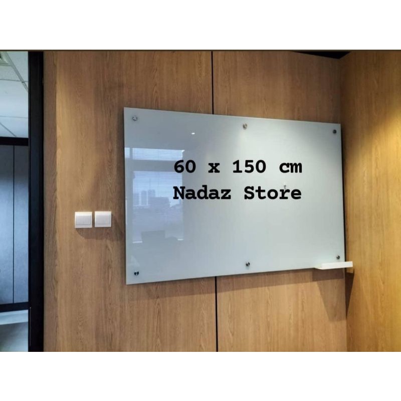 

glassboard 60 x 150 cm / papan tulis kaca 60 x 150 cm