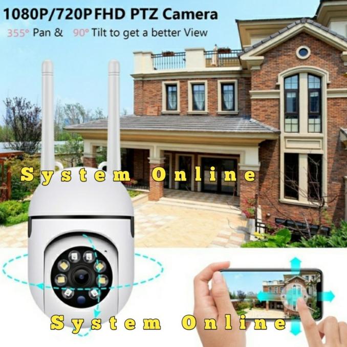 IP Camera CCTV Outdoor CCTV Wifi 360 PTZ Pan Tilt 8 MP V380 Pro
