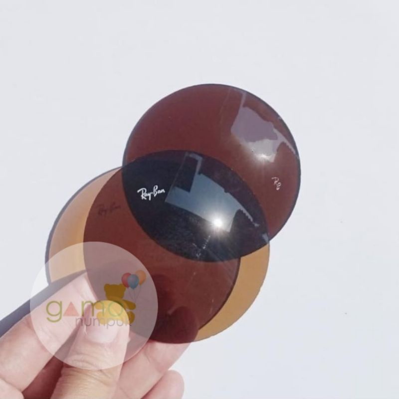 Lensa Kaca Rayban Brown