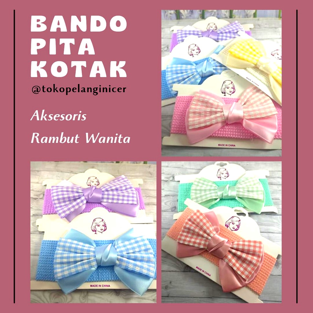 Bandana Bayi Pita Imut Lucu / Bando Aksesoris Rambut Anak / Headband Baby/Bando Kain Anak