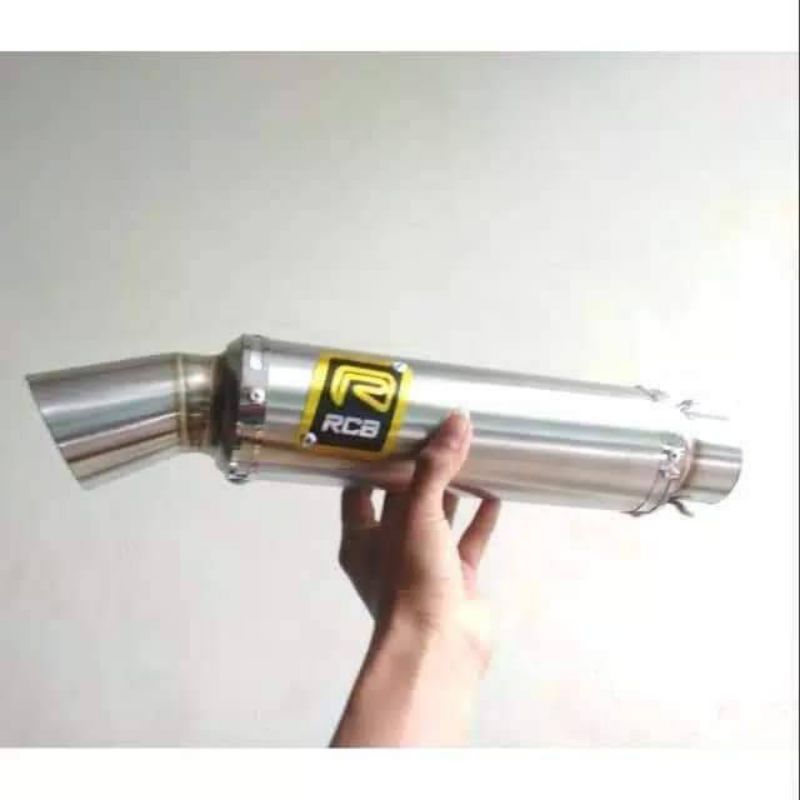 slincer knalpot RCB bulat corong  trompet panjang 25 cm only