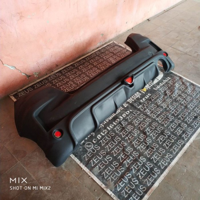 Bodykit HONDA JAZZ GE8 Adaptasi Mugen RS Bumper Belakang