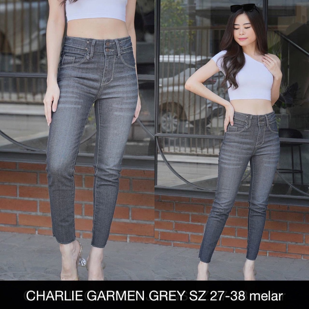 CELANA JEANS WANITA UKURAN NORMAL &amp; JUMBO CHARLIE GARMEN  SERIES JEANS-SYSCLOTHIER