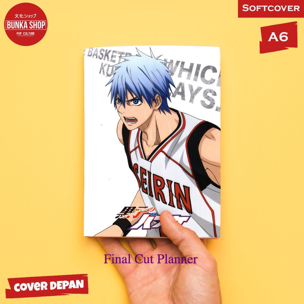 

Pocketnote Anime Kuroko no Basuke Kuroko Tetsuya Softcover A6 Buku Tulis Catatan Murah