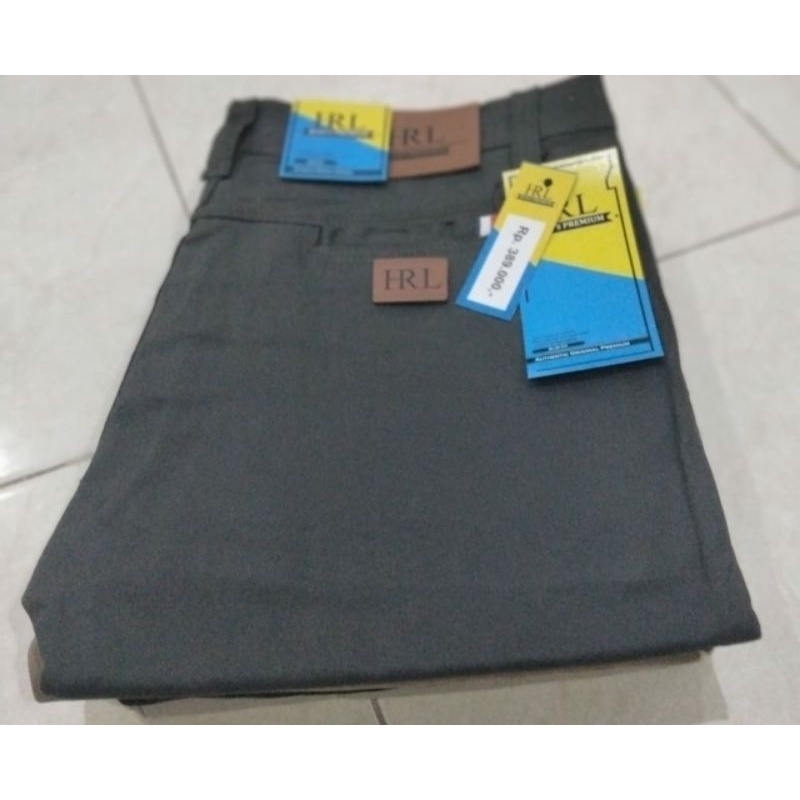 Celana Chinos Premium Panjang Pria Slim Fit Melar bahan katun halus dan tebal