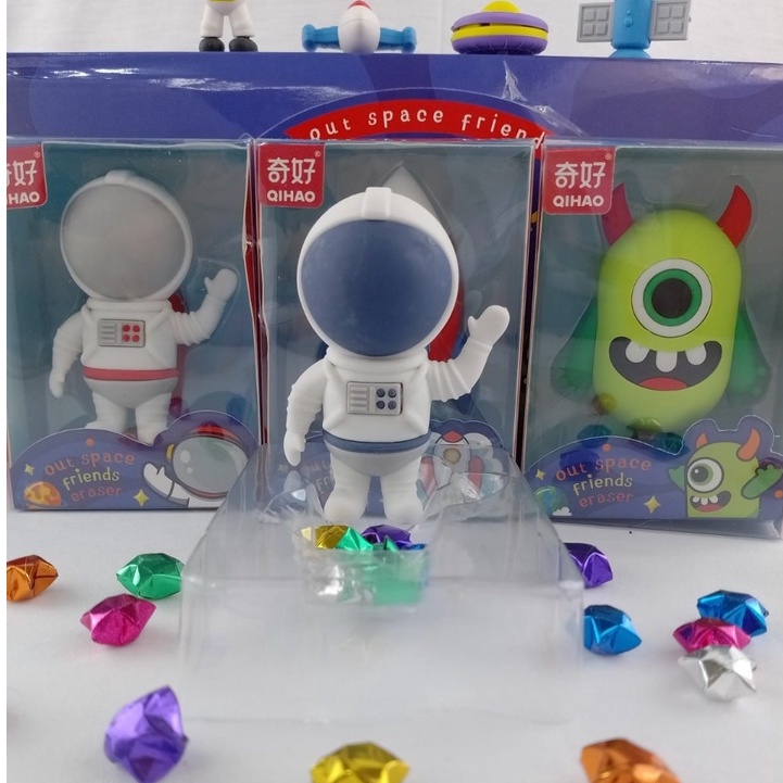 PENGHAPUS LUCU ASTRONOT UKURAN BESAR 8X6CM PER BOX KUALITAS PREMIUM READY 4 VARIANT CUTE FAVORIT ANAK ERASER STIP BENTUK ASTRONOUT LIMITED EDITION BISA GROSIR COD