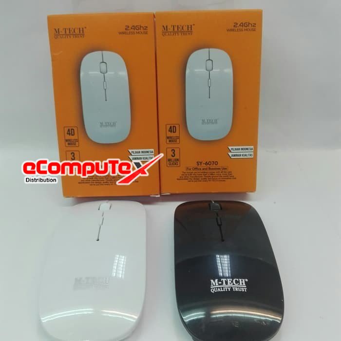 MOUSE WIRELESS M-TECH SY 6070 / MTECH SY6070 2.4 GHZ 1600 DPI - RESMI