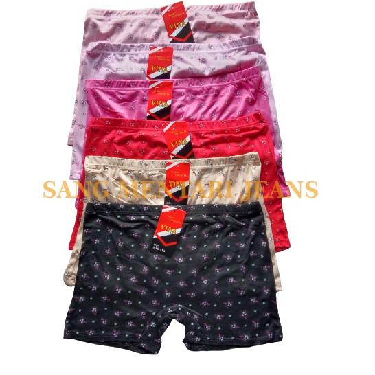 ㊤ Boxer Wanita Dewasa CD Boxer Wanita Kain Soft Katun Nyaman Dipakai TERBARU 2289 ⁂
