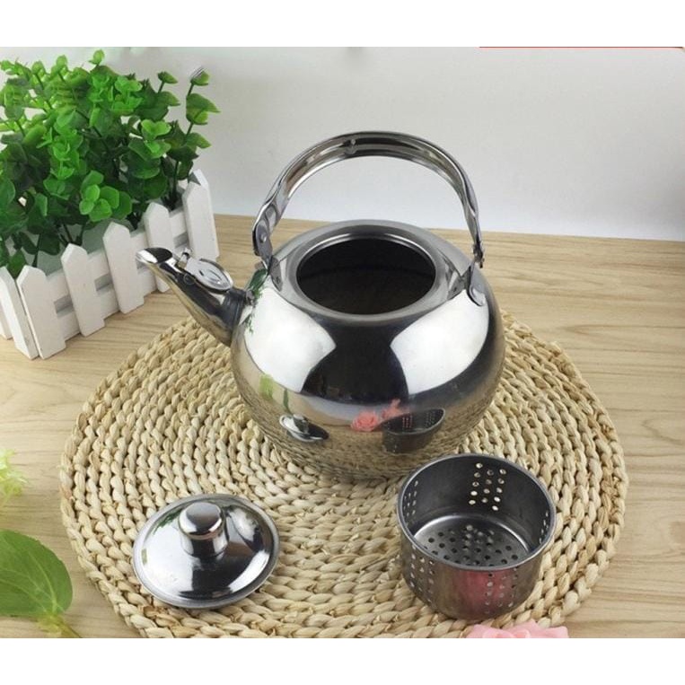 Teko Tea Bahan Stainless Steel Dengan Infuser