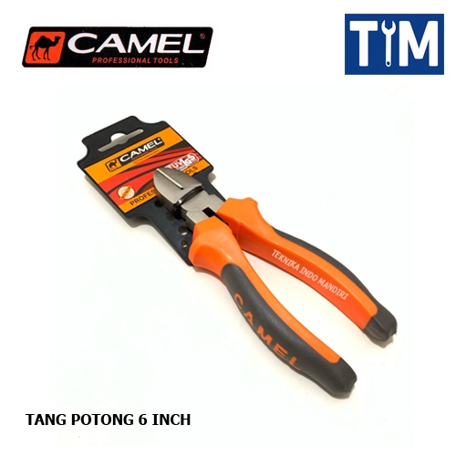 CAMEL Tang Potong 6&quot; Gagang Karet / Diagonal Plier 6 INCH