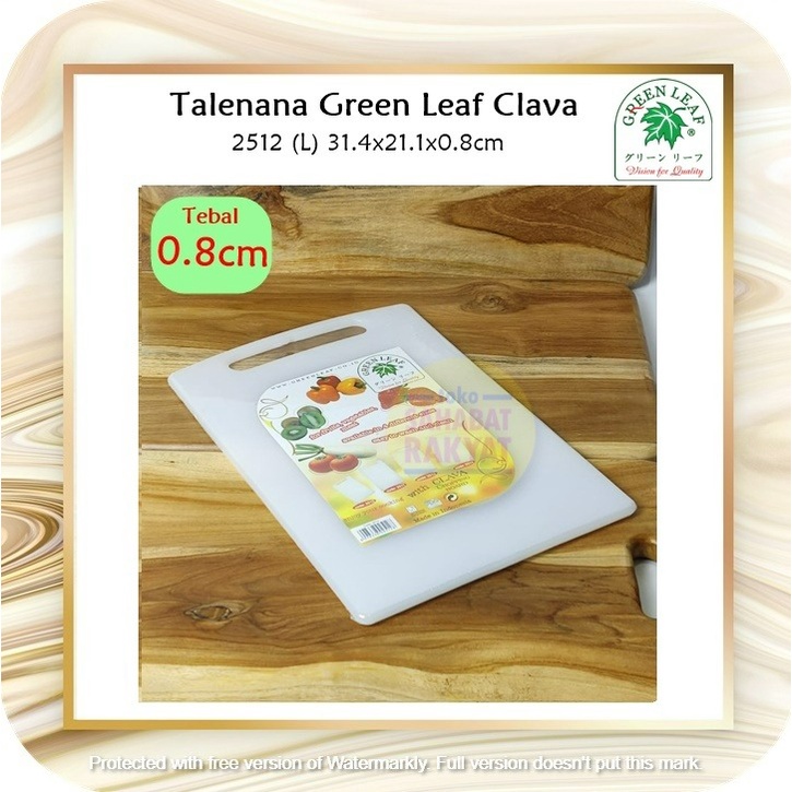 Talenan Plastik TEBAL GREEN LEAF 2510 (S)/2511 (M)/2512 (L)/2514 (XL)
