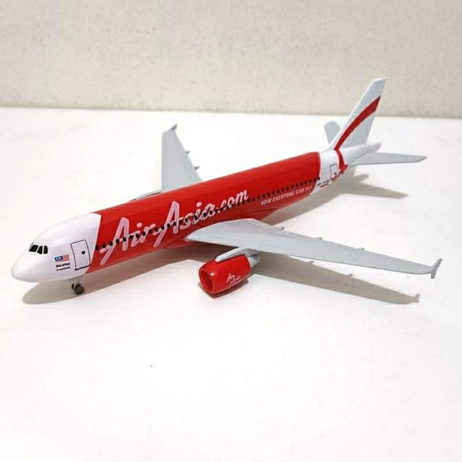 Pesawat diecast miniatur Air Asia Airlines
