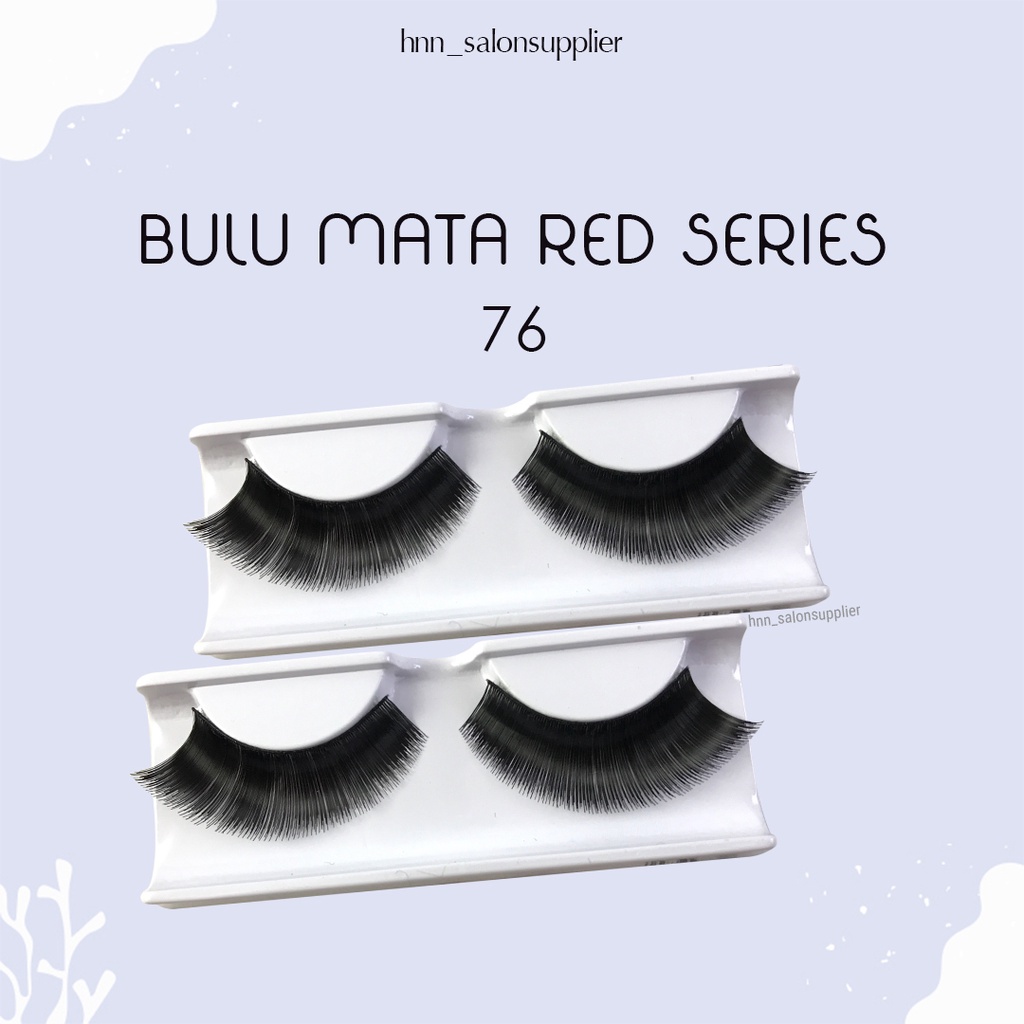 76 Bulu Mata Palsu Handmade Fake Eyelash Eye Lashes Lash Artifivial Belle Eyelashes