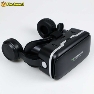 Flashmart VR Box Virtual Reality Glasses Shinecon 6.0 + Headphone