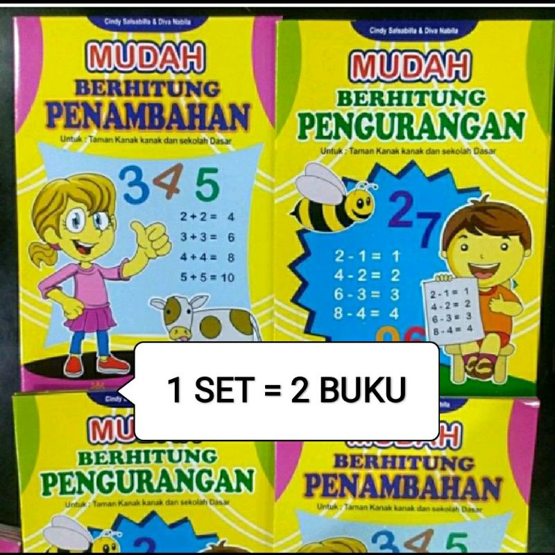 Duta Buku Berhitung TK SD Penambahan pengurangan