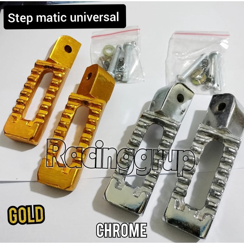 Footstep Step Pijakan Kaki Belakang Variasi CNC Motor Honda Beat Vario Scoopy Spacy Revo