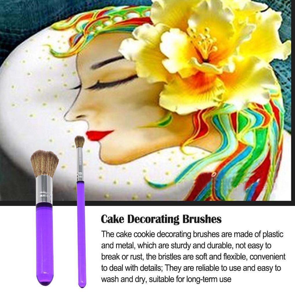 Kuas Lukis Icing Kue Dekorasi Pen Gadget Dapur Fondant Sugarcraft DIY Paint Tools Set Alat Dekorasi