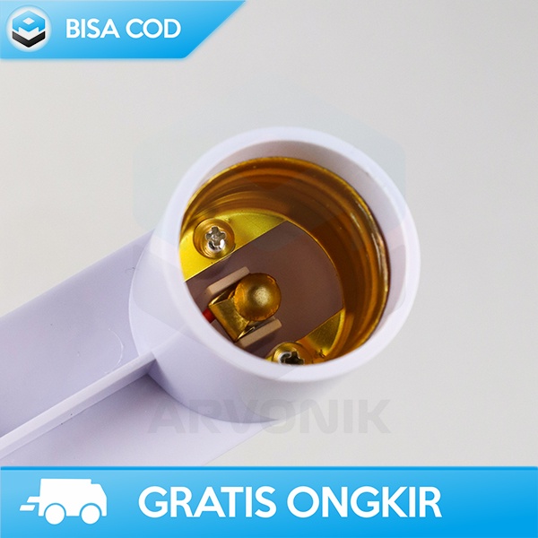 SPLITTER FITTING LAMPU BOHLAM LED LIGHT FITTING CABANG 4 1 SOCKET E27