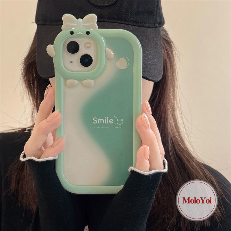 Soft Case Desain Kartun Monster 3D Untuk IPhone 11 12 13 14 11 Pro MAX XR 7 8 6 6S Plus 14 Plus X XS MAX SE 2020