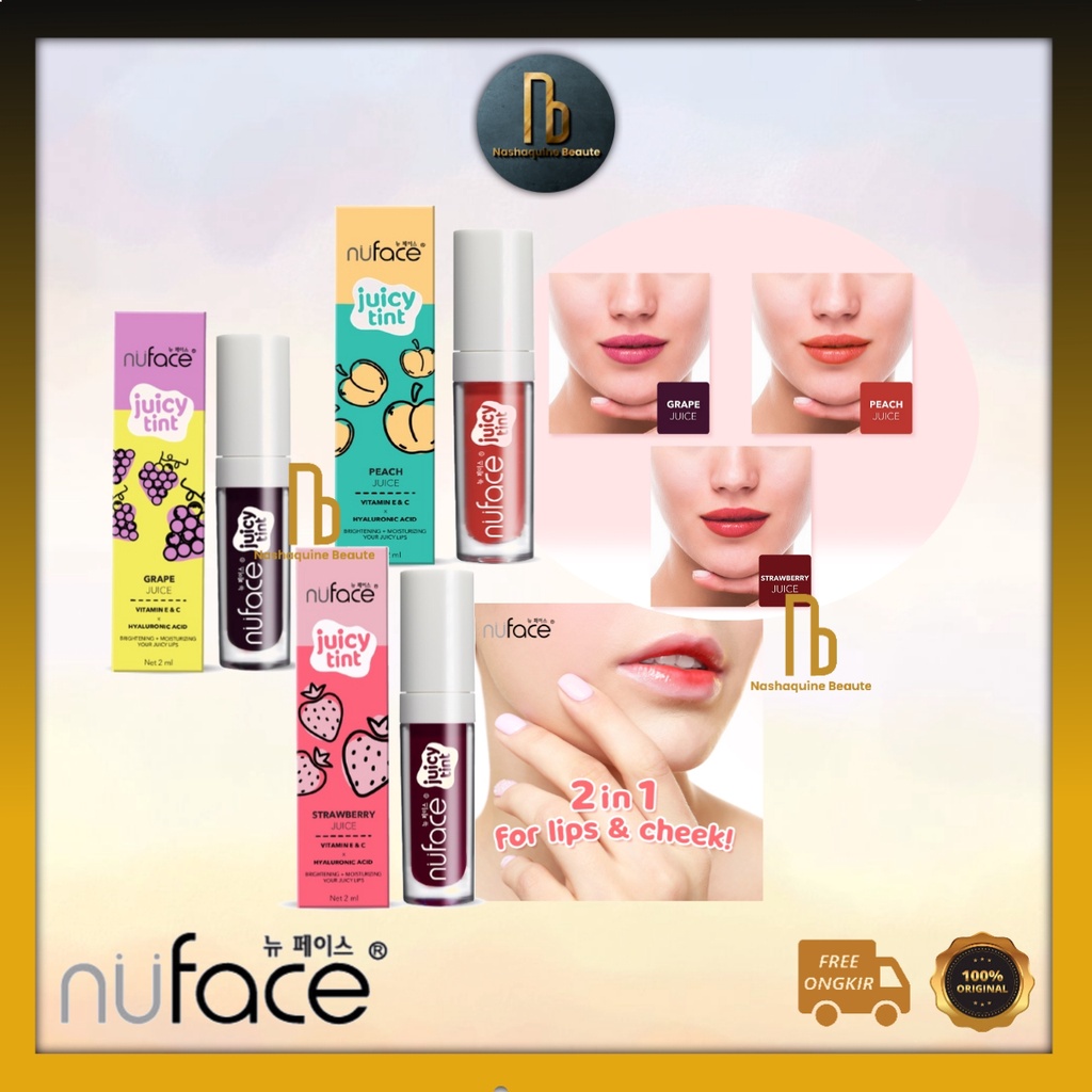 Nuface Juicy Liptint - Liptint Tahan Lama